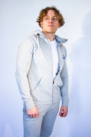 Men’s Synapse Hooded Top - Light Grey