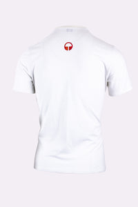 Element Tee - White with Red Fire