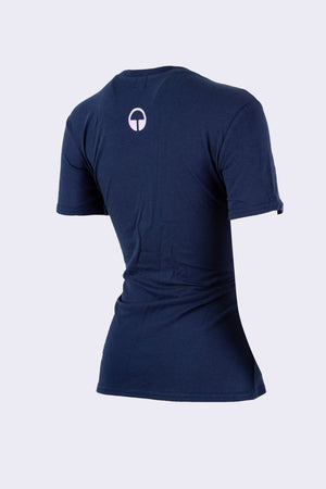Element Tee - Navy with Twighlight Mist